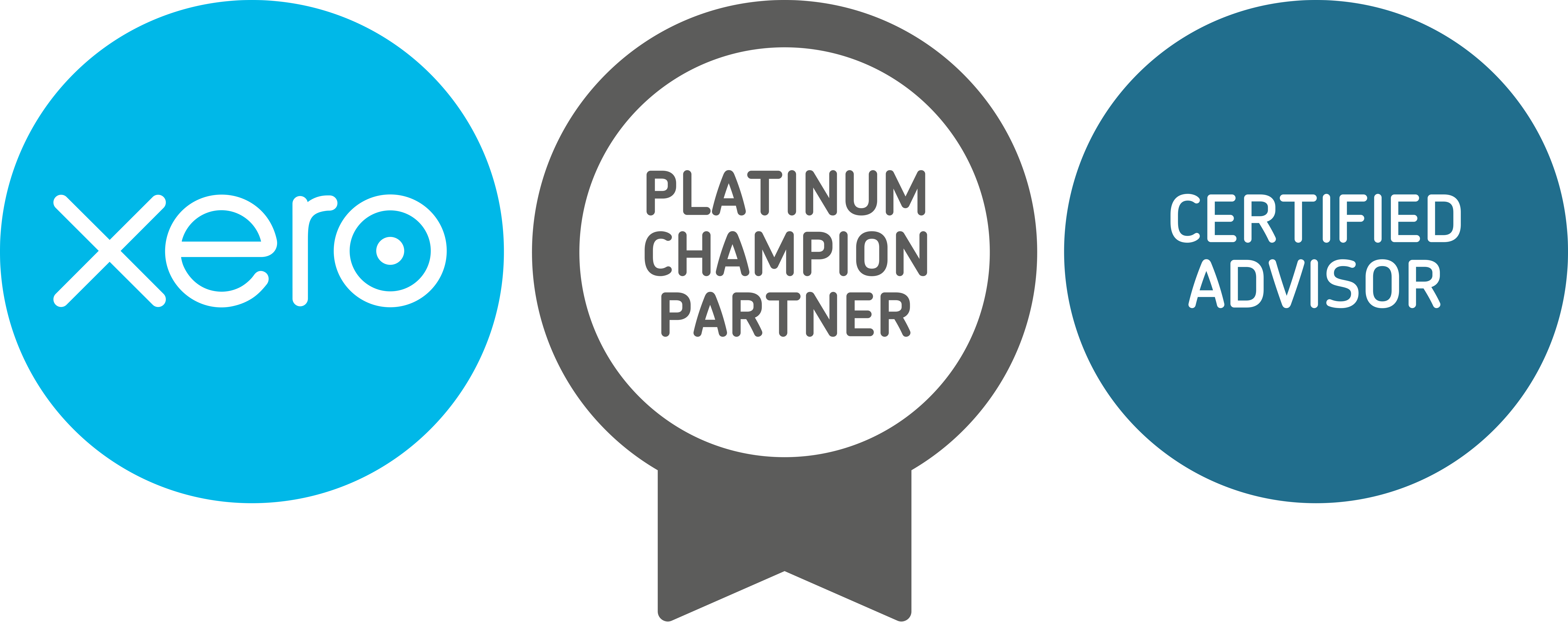 xero platinum champion partner cert advisor badges CMYK 1